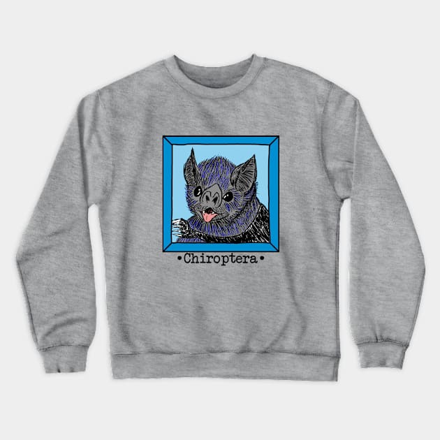 Chiroptera (Bat) T-Shirt Crewneck Sweatshirt by Animal Fun Facts